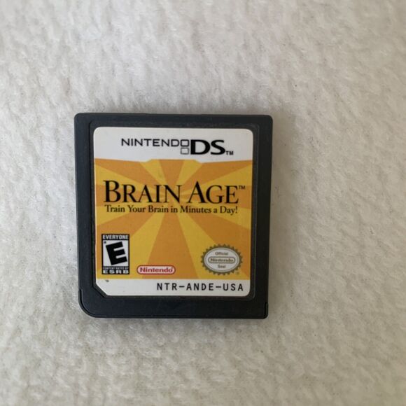 Brain Age: Train Your Brain in Minutes a Day (Nintendo DS, 2006) Game Only - Picture 1 of 3